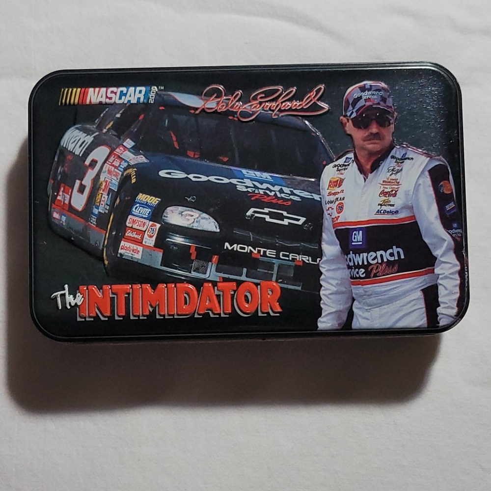 EUC Dale Earnhardt Playing Cards in Tin